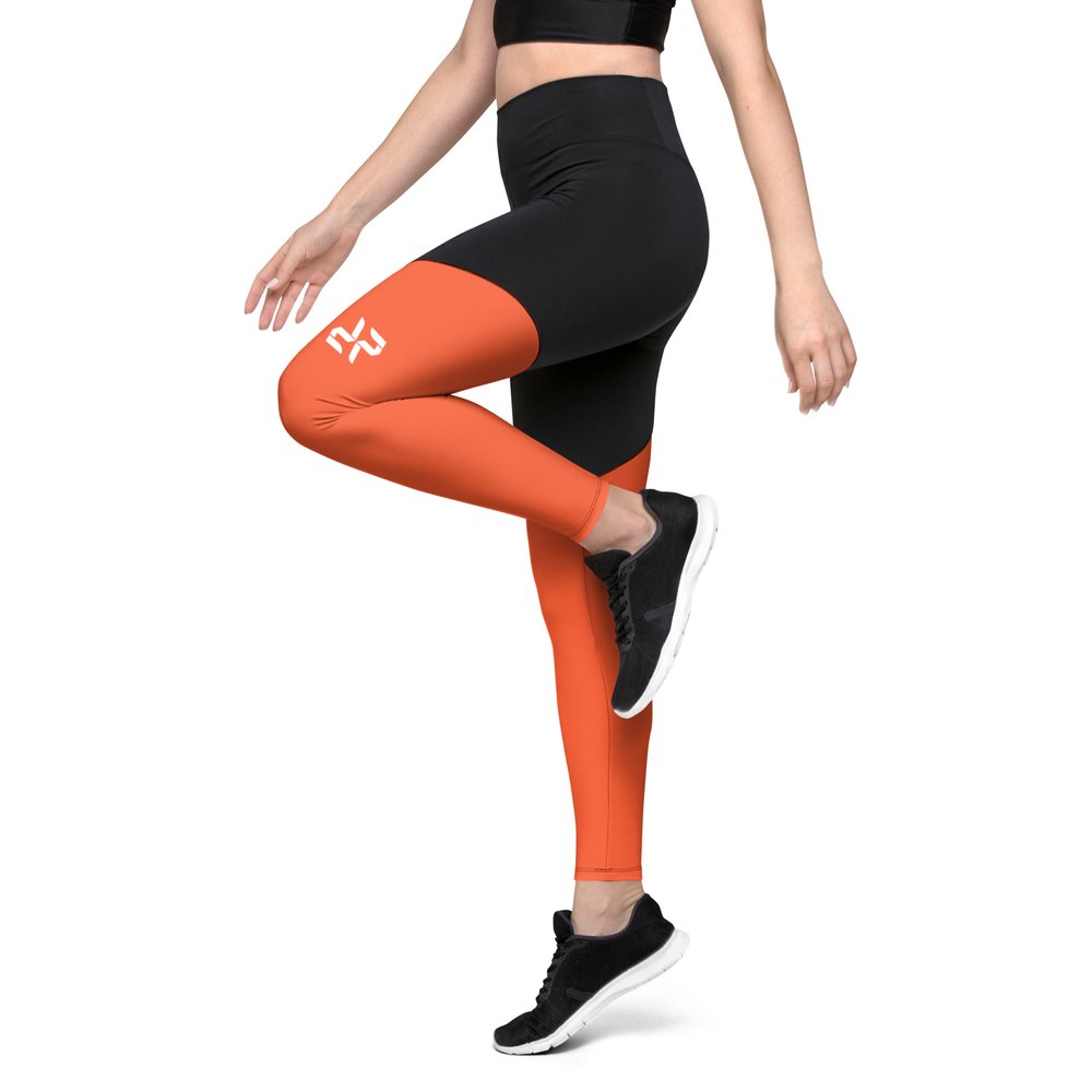 Rarp-ID Women's High-Perform Orange Yoga Pants Leggings - Compression Fit —  Rarp-ID Fitness