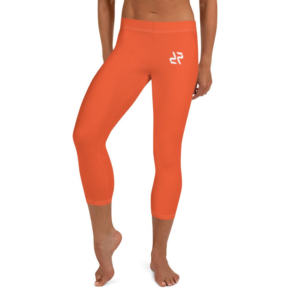 Women's Outrageous Orange Yoga Pants Capri Leggings - High-Quality &  Durable Sportswear — Rarp-ID Fitness