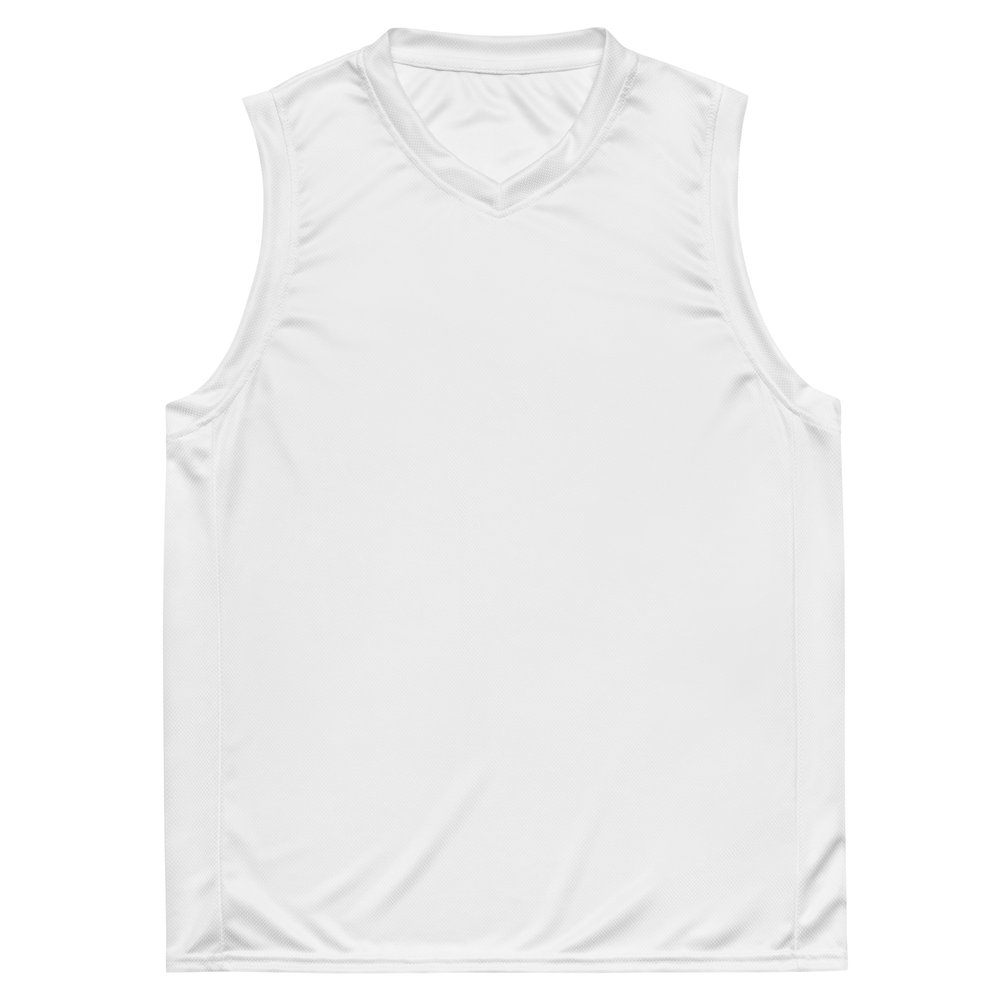 Rarp-ID White Recycled Unisex Basketball Jersey