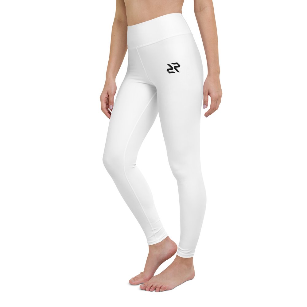 Leggings for Women - White Sports Yoga Festival Leggings — Rarp-ID