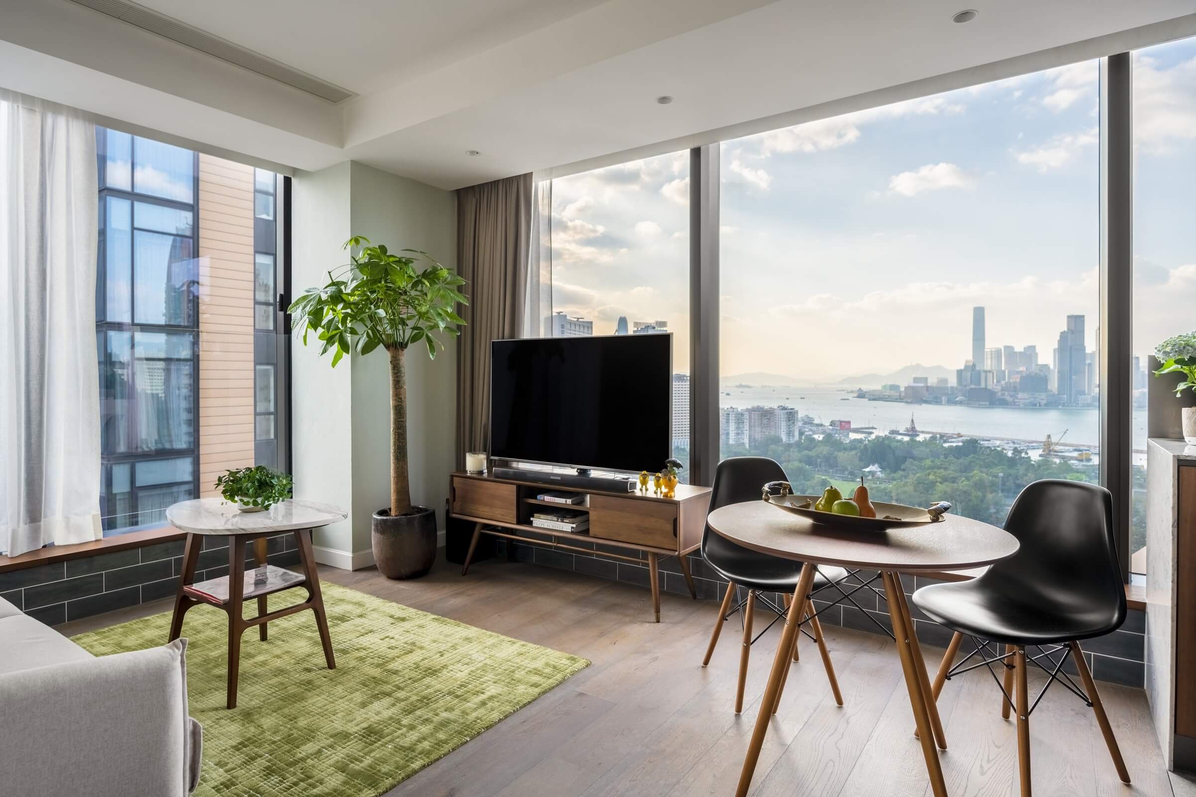 Little Tai Hang Living Room Causeway Bay Serviced Apartment