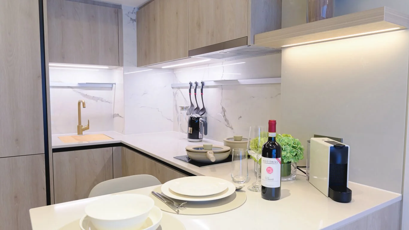 The Bauhinia 1 Bedroom Kitchen