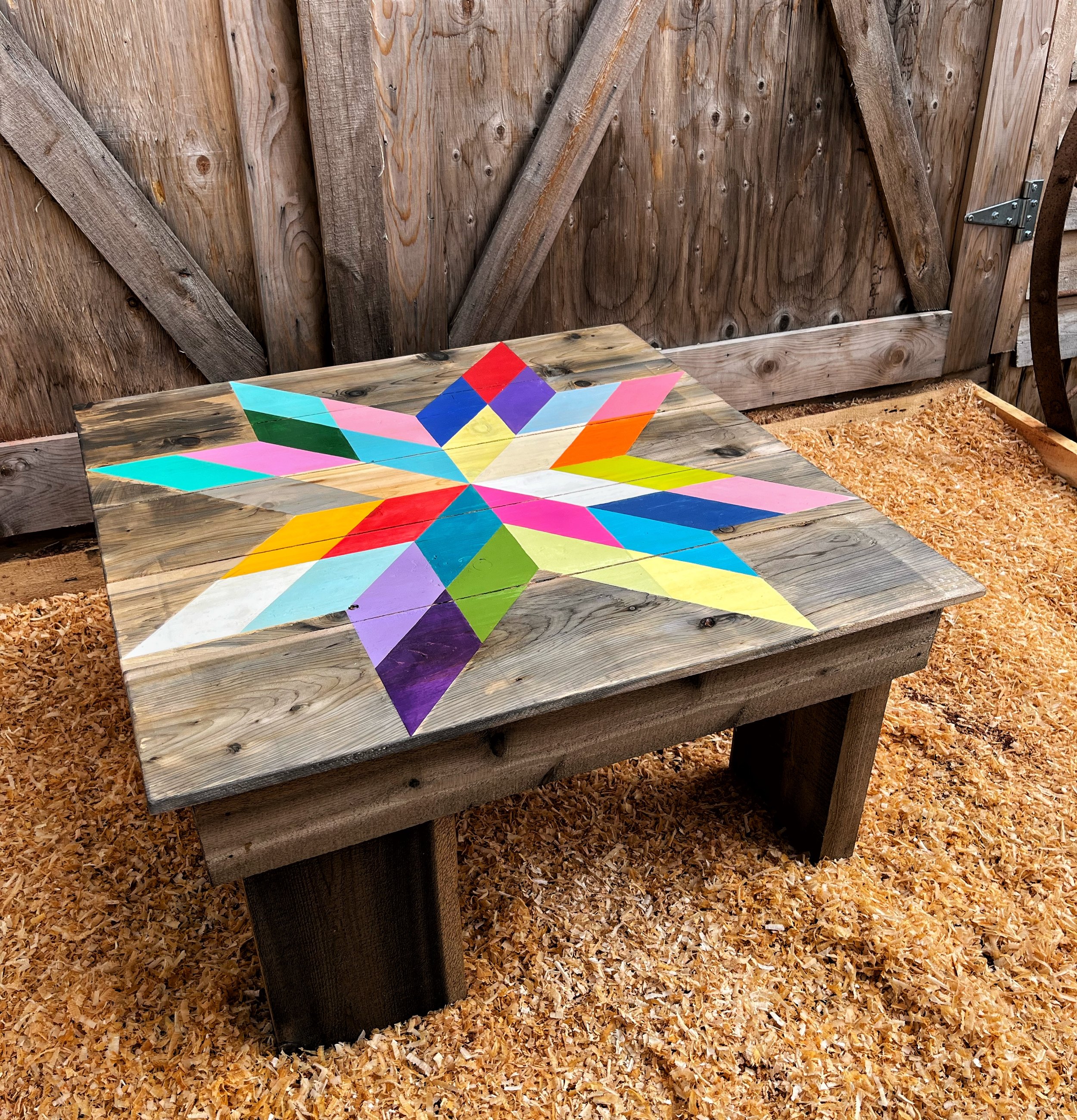 Barn Star - Reclaimed Cedar Coffee Table