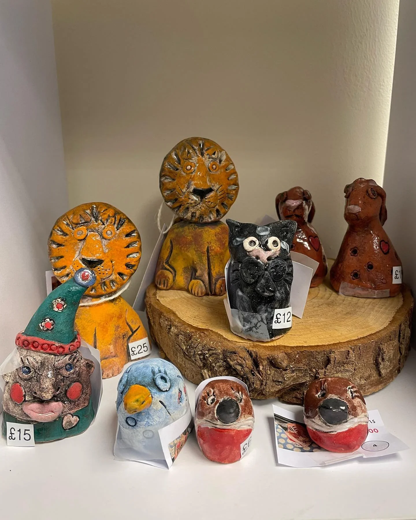 Whimsical Ceramic Animal Sculptures