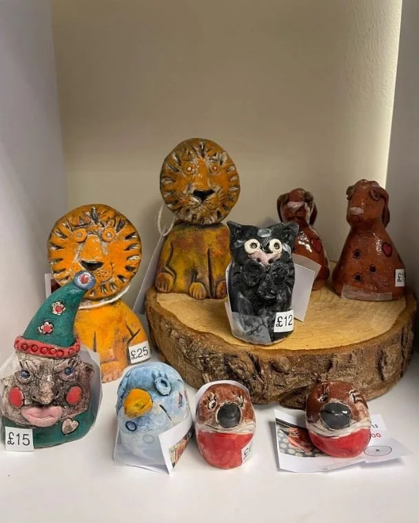 Whimsical Ceramic Animal Sculptures