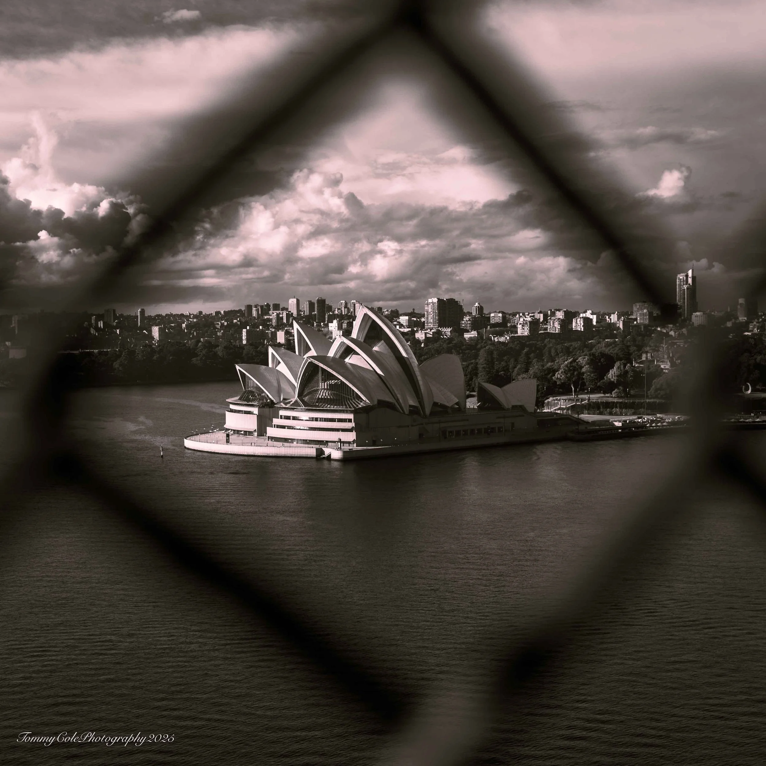 Opera House thru the fence