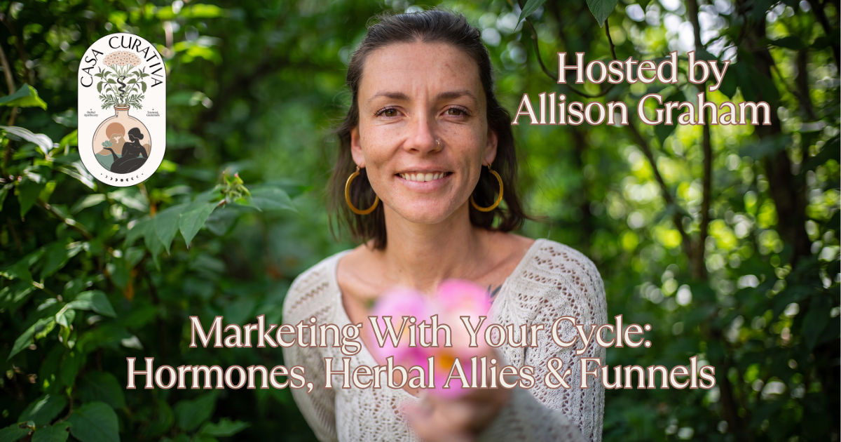 Marketing With Your Cycle: Hormones, Herbal Allies &amp; Funnels