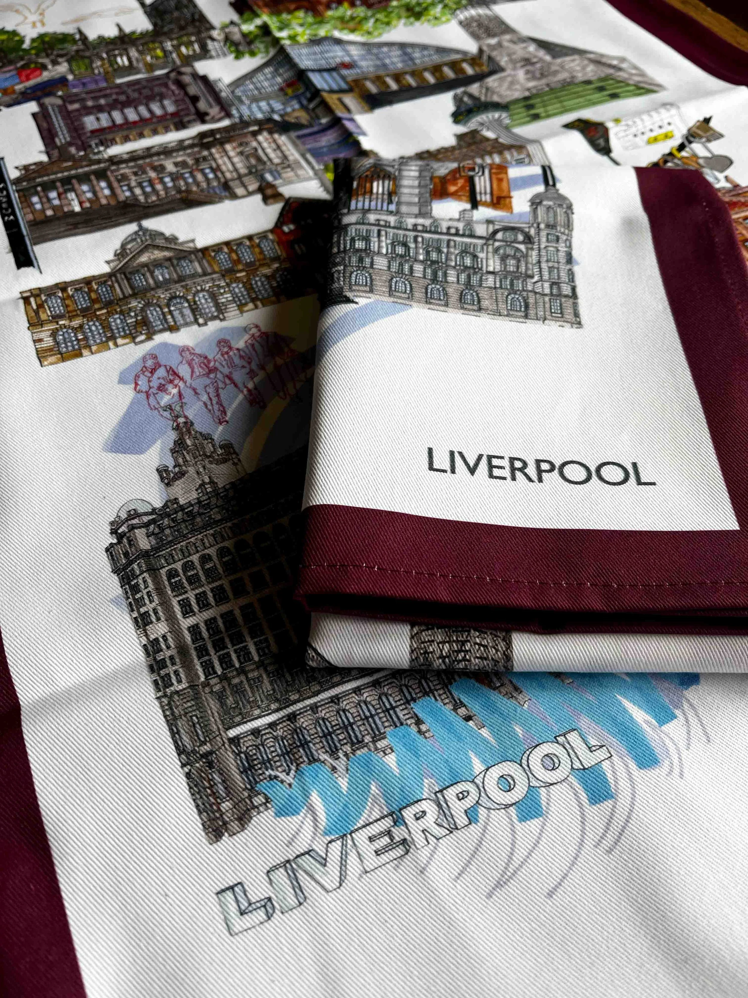 LIVERPOOL TEA TOWEL