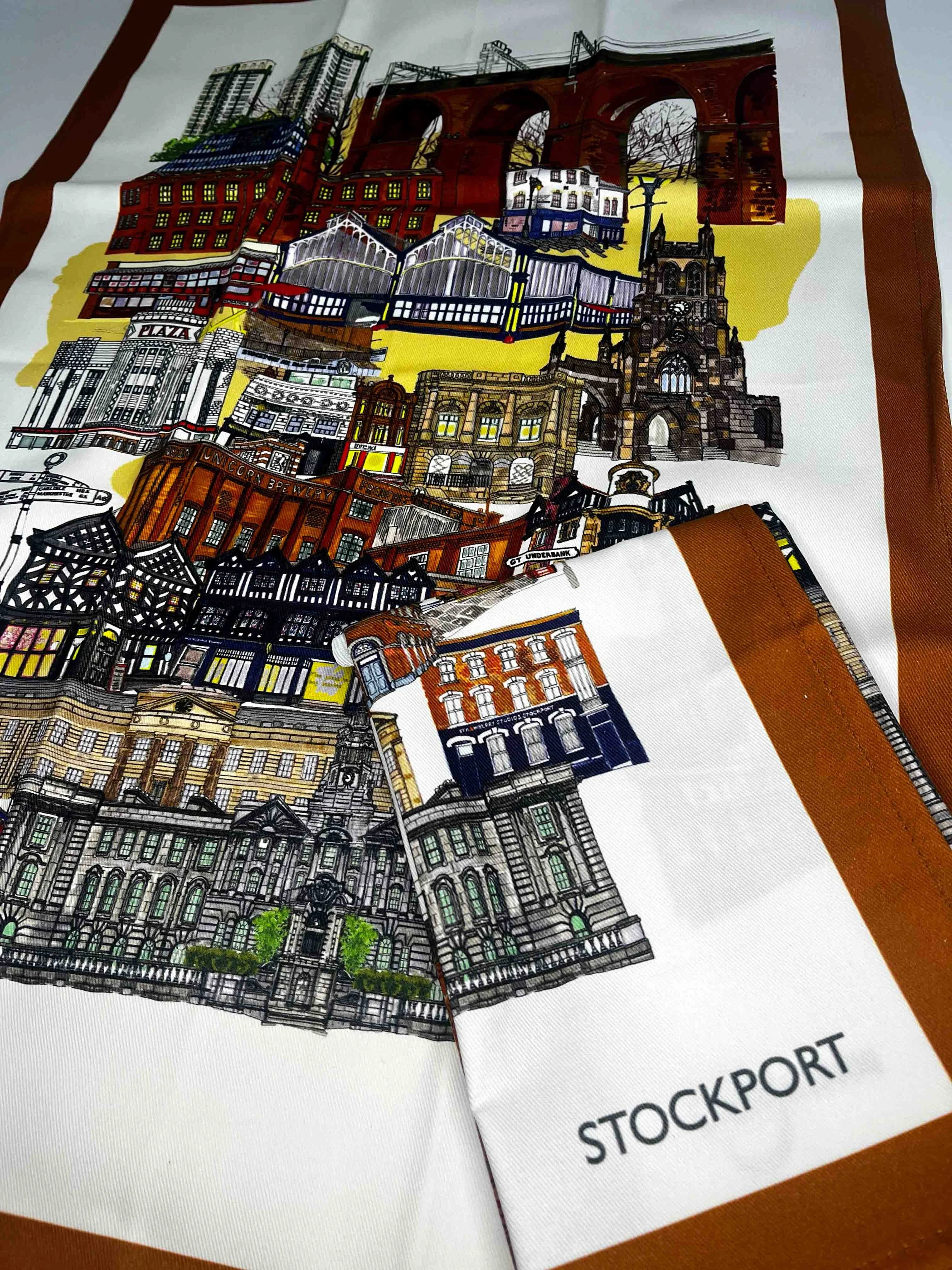 STOCKPORT TEA TOWEL