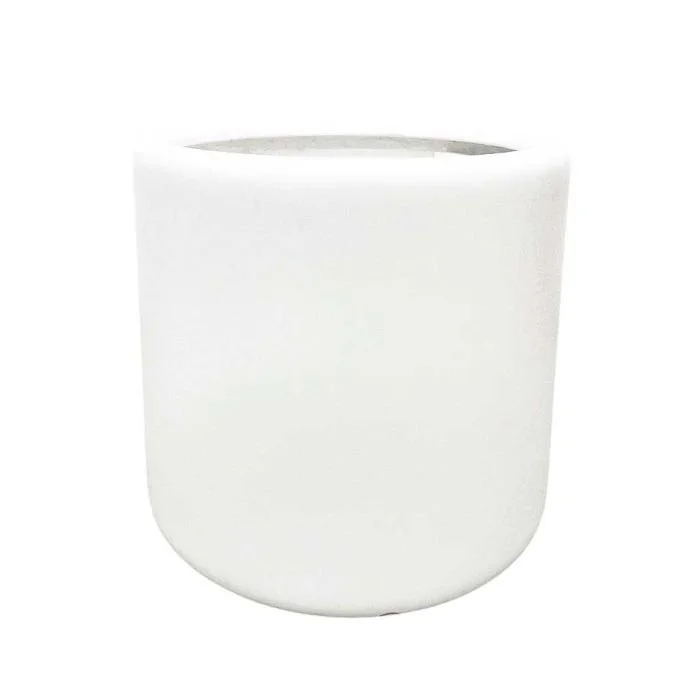 Fp collection arlo cylinder pot white 
small W23 x D23 x H21.5 cm, Dia23 cm
medium W33 x D33 x H30.5 cm, Dia33 cm
large W43 x D43 x H40 cm, Dia43 cm
RRP: S$49.99 | M$99.99 L$199.99
Selling at: S$35.00 | M$80.00 | L$175.00
Available: 1