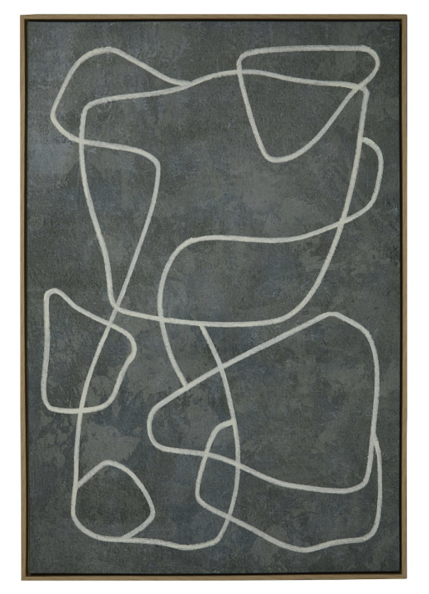 Amalfi marco wall art green
