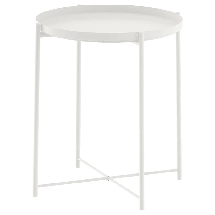 Gladom tray table, white
H53cm x D45cm x W45cm
RRP: $25.00
Selling at: $20.00
Available: 2