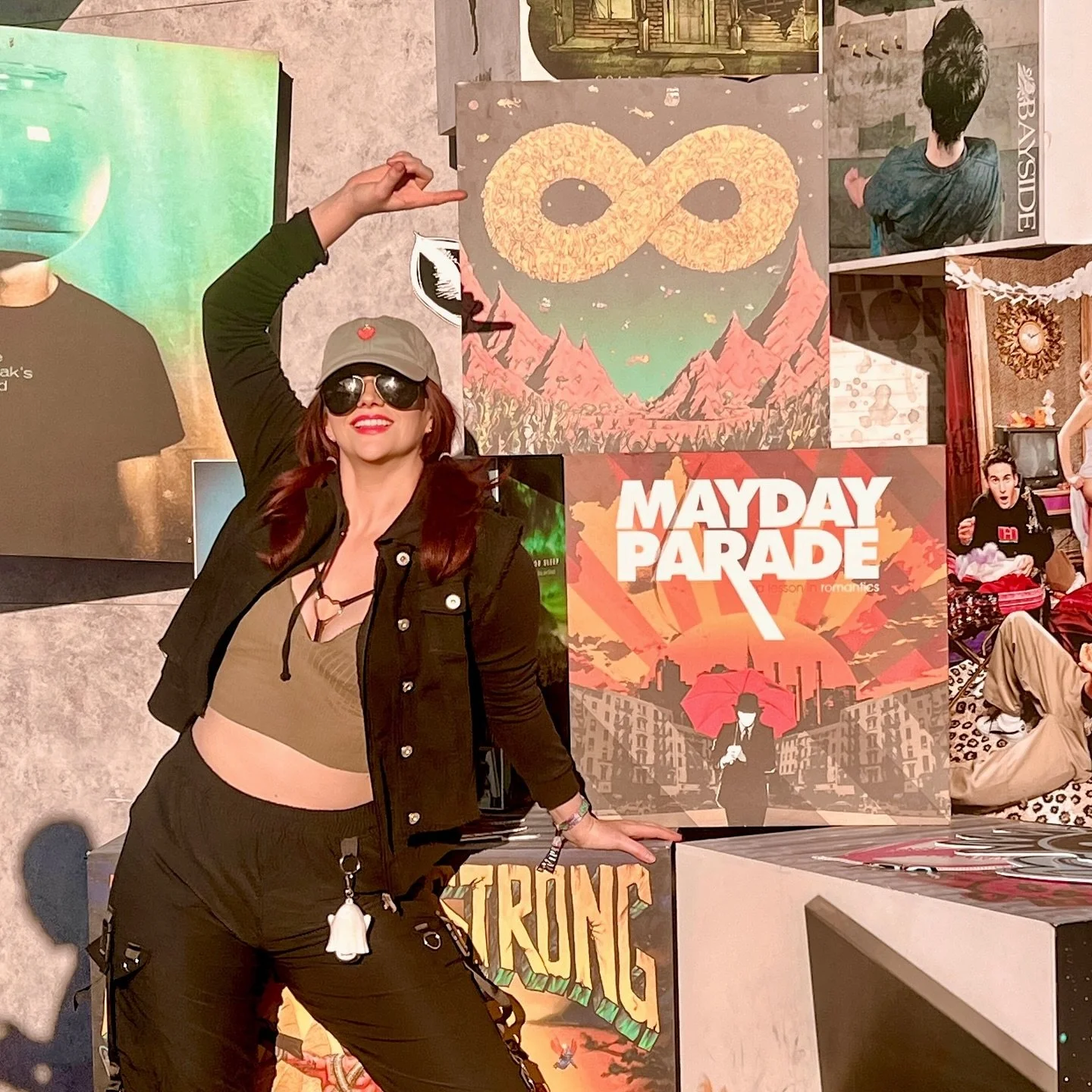 Little Libra szn 3rd annual emo fest @whenwewereyoungfest late post with my ghoulie @princess_calaveraa 

This one felt magical&mdash;not just because 3 symbolizes creativity and joy, but because it almost didn&rsquo;t happen! Last minute we made it 