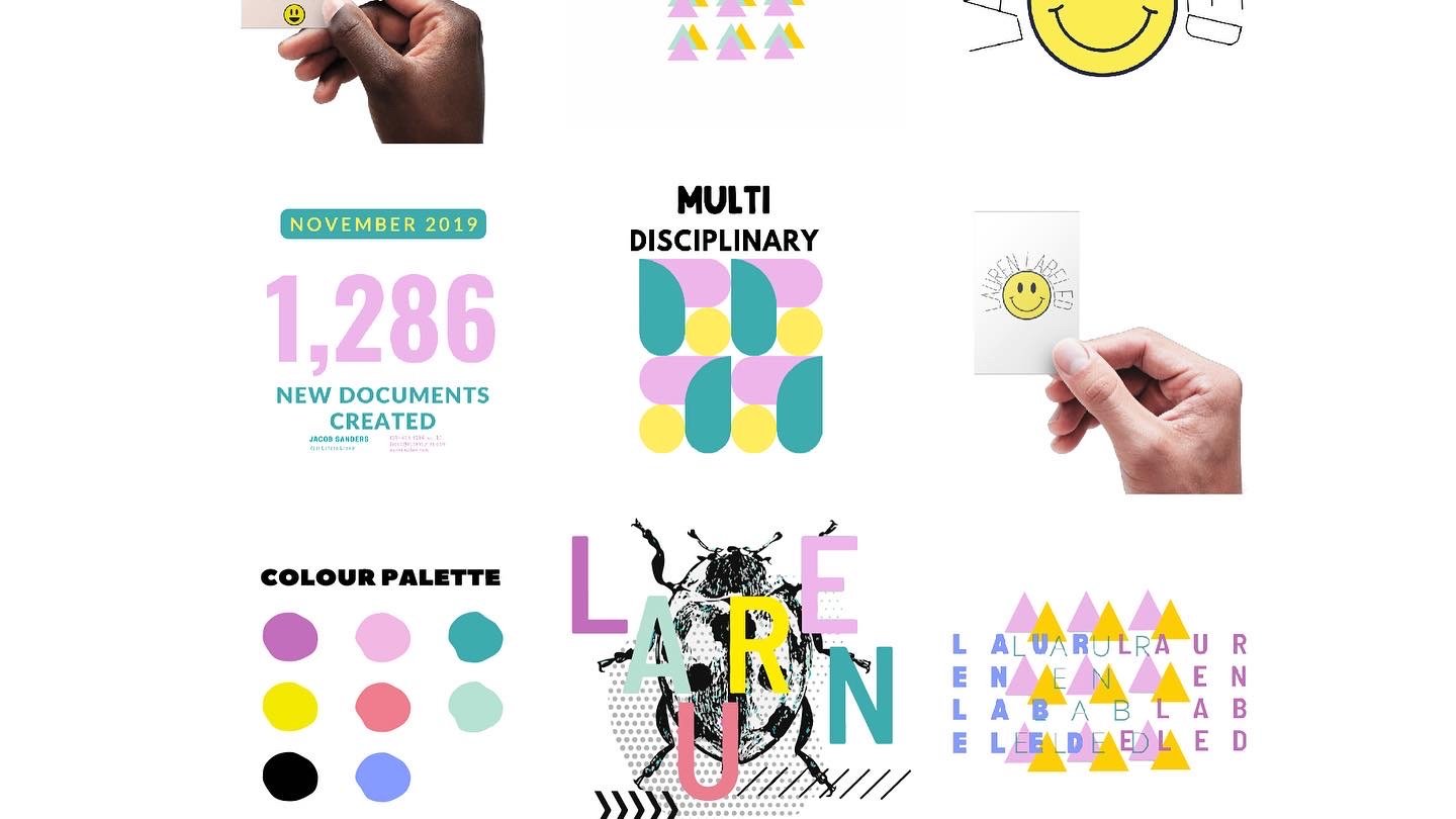 Mood Board which is included in branding packages