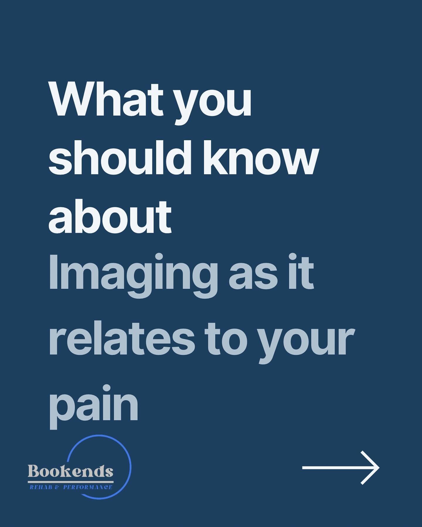 🔍 Rethinking the Relationship between Imaging and Pain: Your story is more than what&rsquo;s seen on an image. Emerging research continues to suggest that medical imaging isn&rsquo;t the full picture in diagnosing your pain or function. It&rsquo;s a