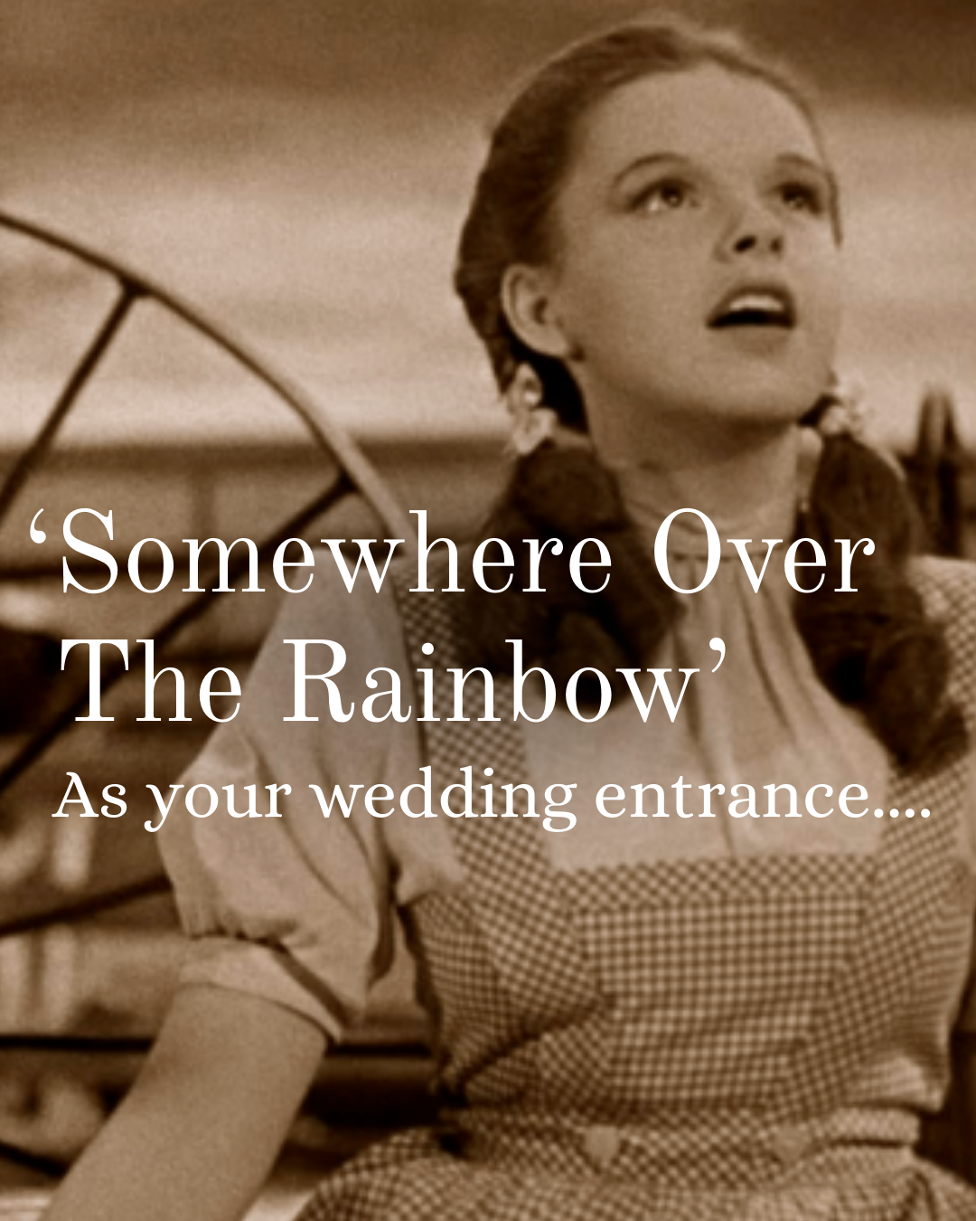 Custom Recording | Somewhere Over the Rainbow Wedding Entrance