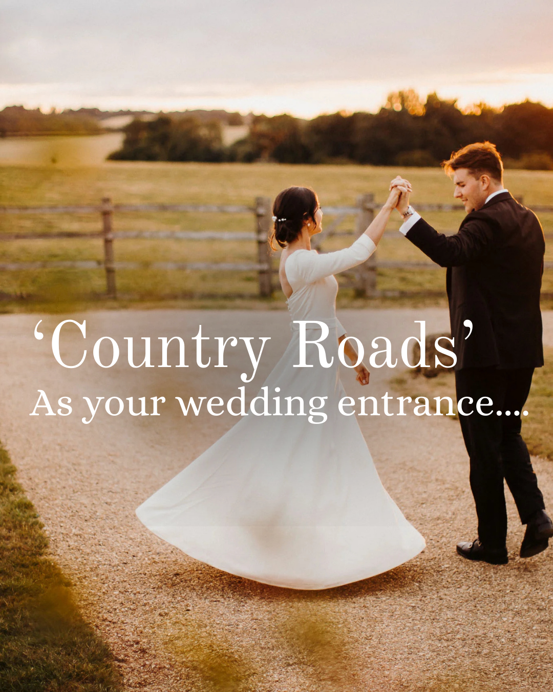 Custom Recording | Country Roads Wedding Entrance