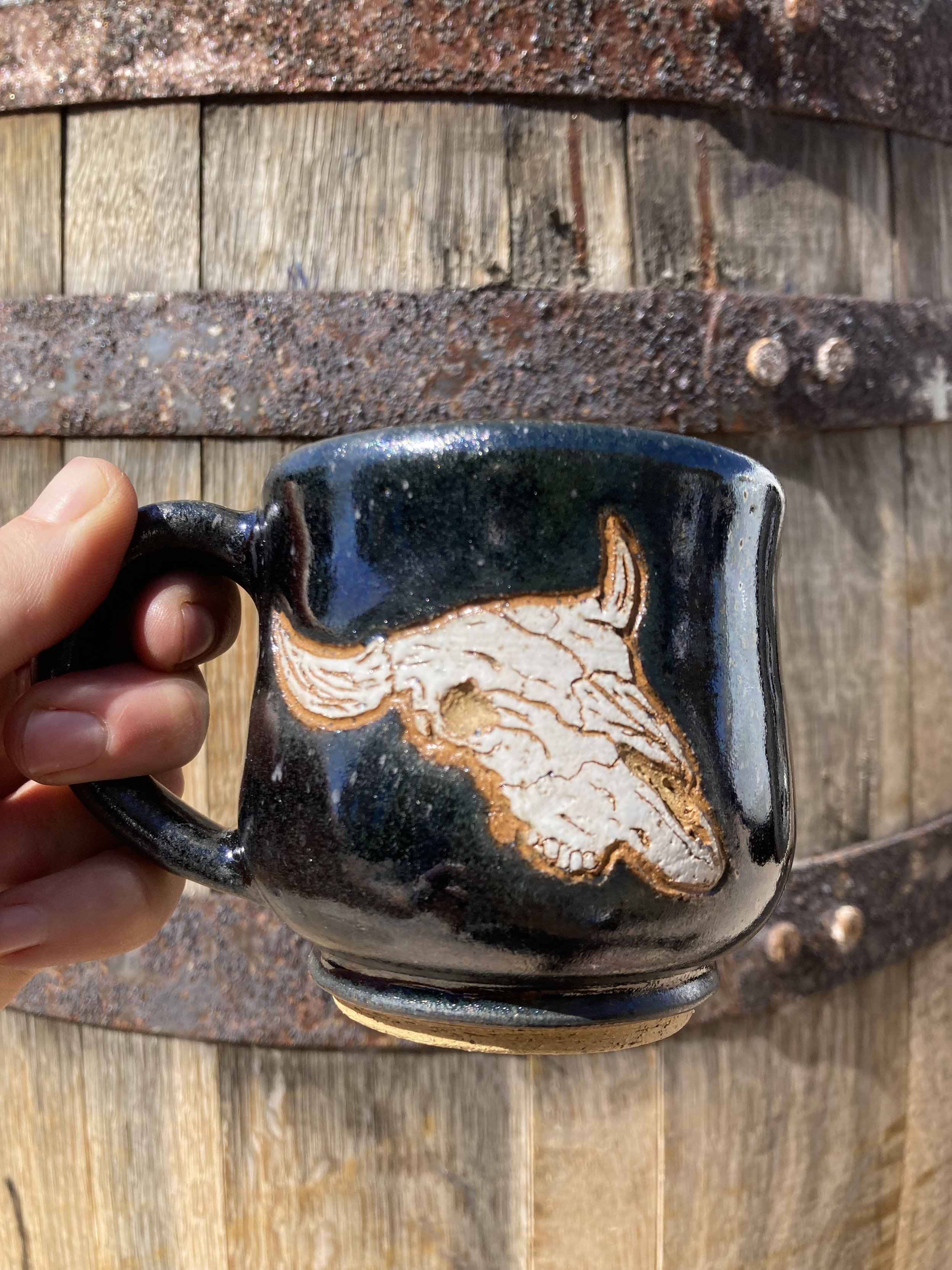 Cow Skull Saguaro Mug