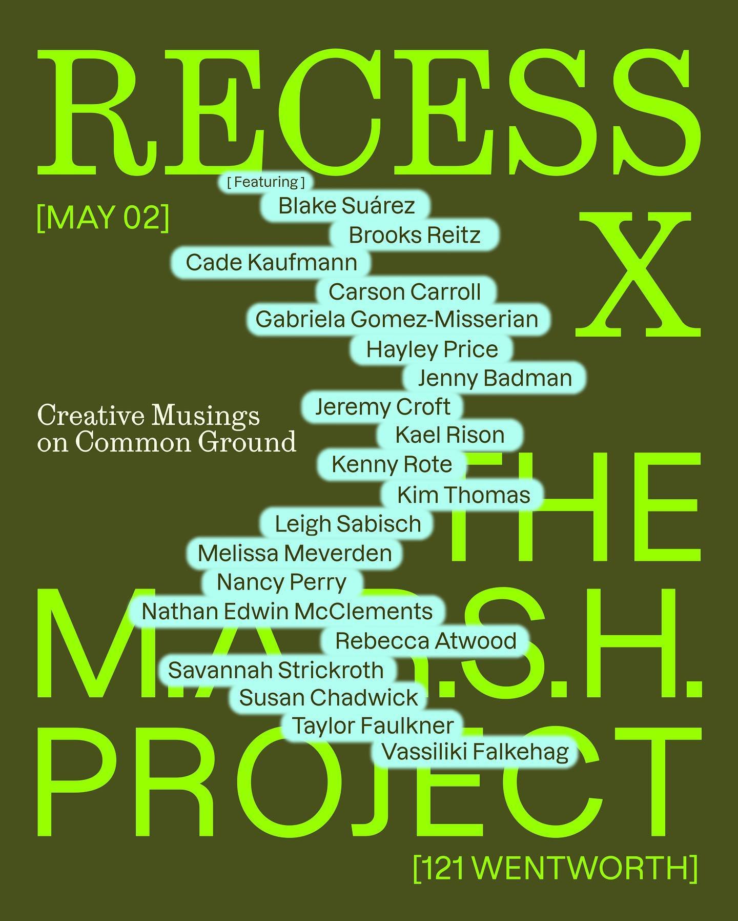 Tonight is the big night! @stitchdesignco is hosting the second @recess.sdcopartners for The M.A.R.S.H. Project! Come buy some art, hang, chit chat, slurp @monfrereglace, chug (responsibly) @barrollins ! Once again, we are just in awe of our communit
