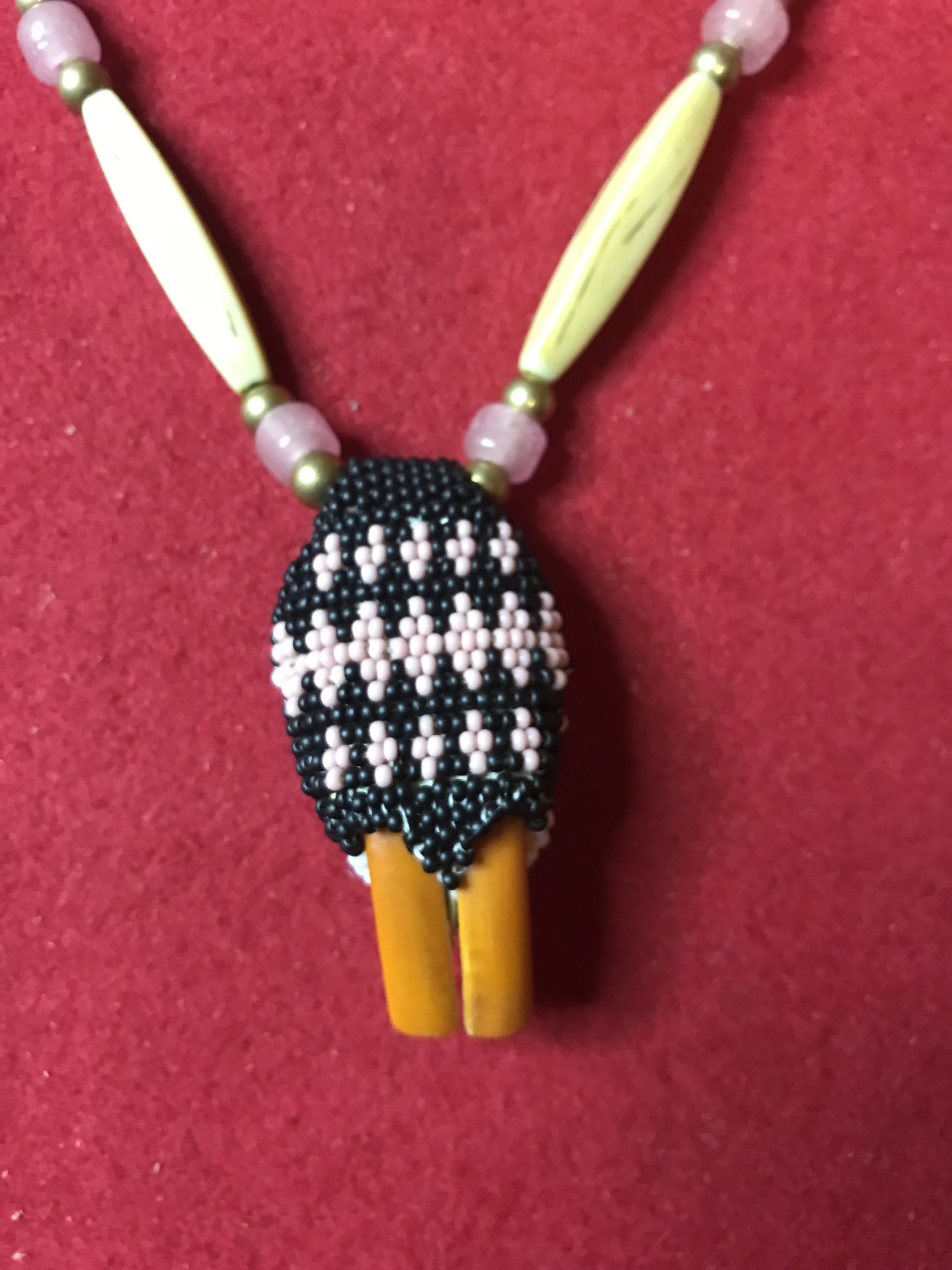 Native Made Beaver Tooth Necklace Made With Tom Oar Beaver Teeth