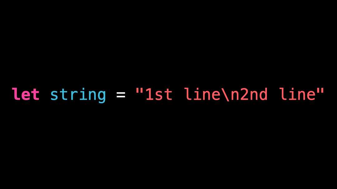 Bad practice not using multiline strings — Swift with Vincent