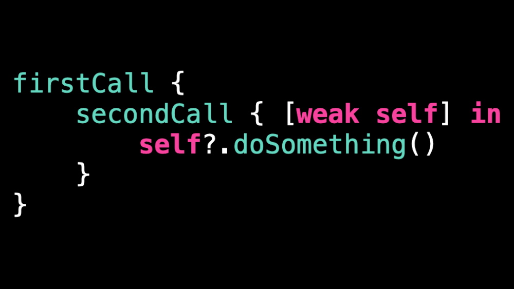Bad practice capturing self in a nested closure — Swift with Vincent