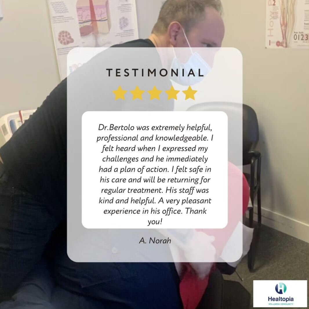 Thank you for your review and for trusting us with your care!
We love hearing from you and appreciate your feedback.💞

.
Visit any of our locations to find out the services we provide to support your painfree journey. 
Woodbridge, ON
East Gwillimbur