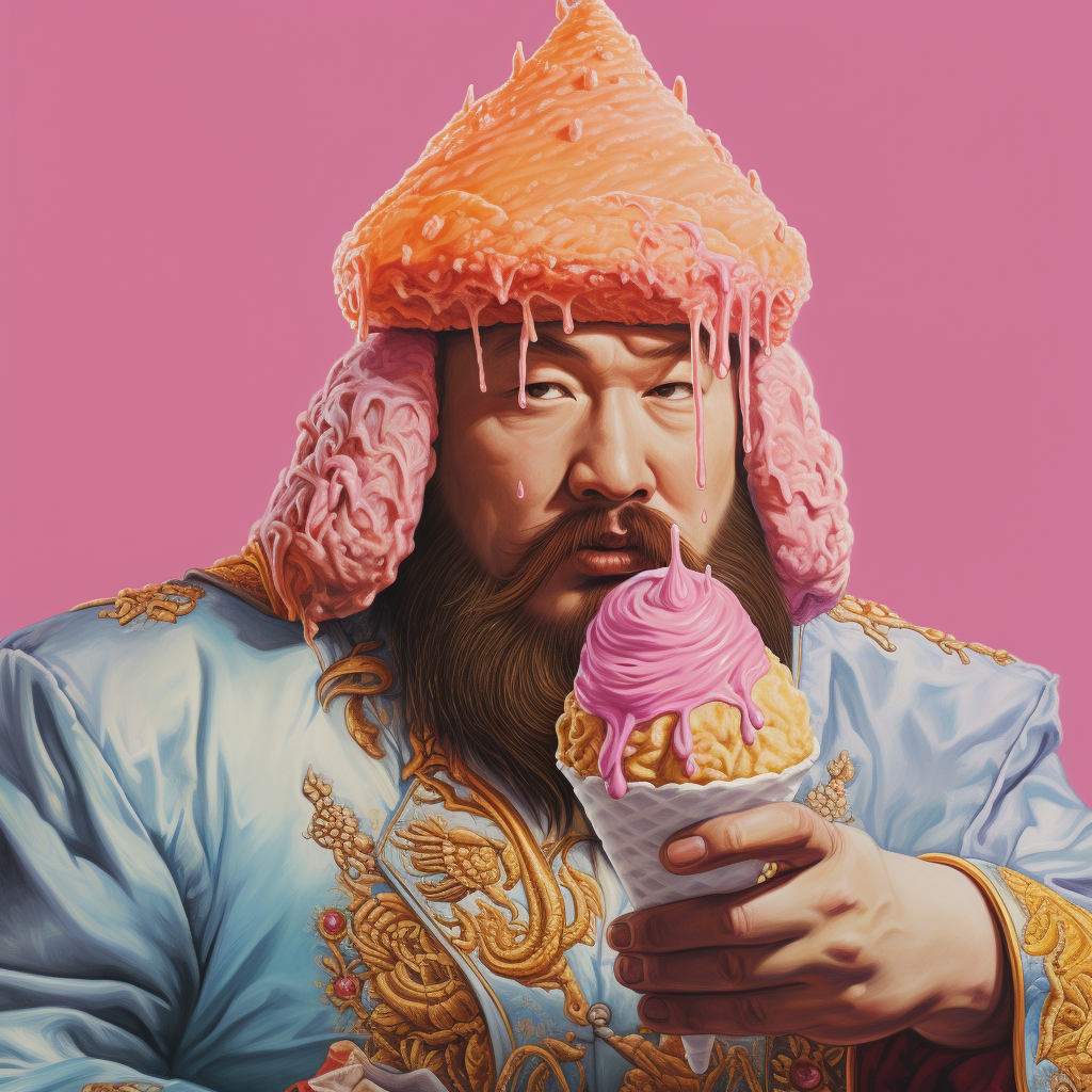 snowhazed_Genghis_Khan_bathed_in_sherbet_ice_cream_54f08183-4fdb-4674-b8e2-70a01934d450.png