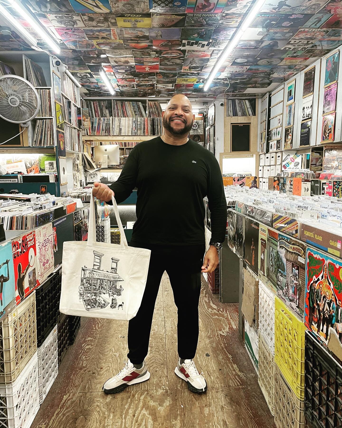 Honored to have  @clubshelternyc drop by on this rainy afternoon. Merlin Bobb is a legendary DJ/producer,  genuine &ldquo;record man&rdquo; responsible for launching many music careers and executive producing classic club records. His extensive resum