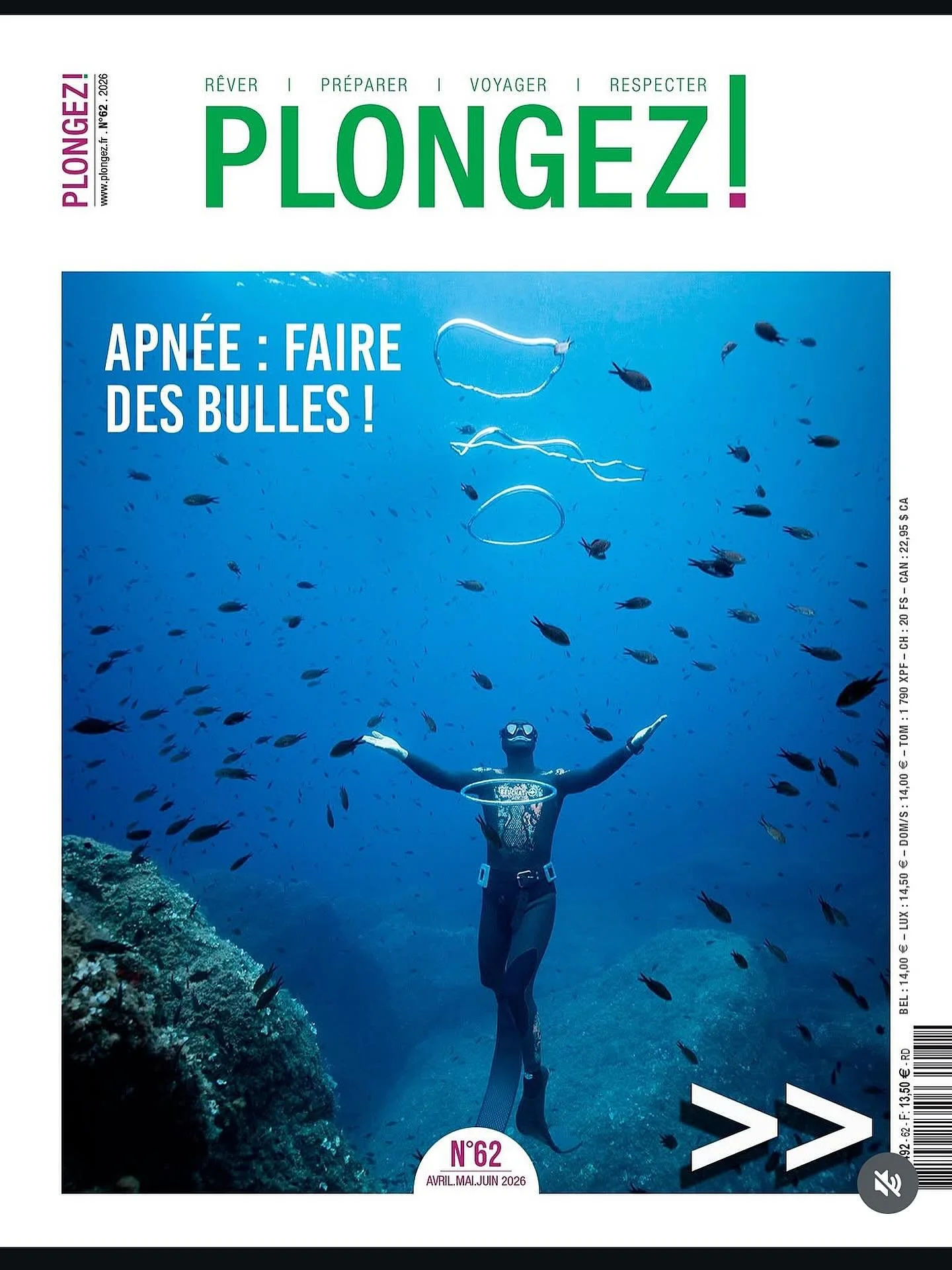 Honor&eacute; de la parution d&rsquo;images pour @mifsudstephane en illustration d&rsquo;un de ses articles &agrave; retrouver sur la rubrique apn&eacute;e des @magazin_oceans n-2 et @magazine_plongez n-62 Disponible en kiosque et version num&eacute;