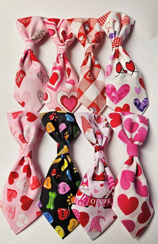 Pet Neckties Valentine Assortment