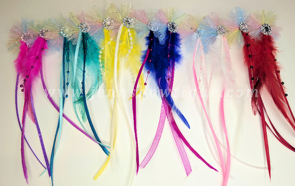 Feather Pixie Bows