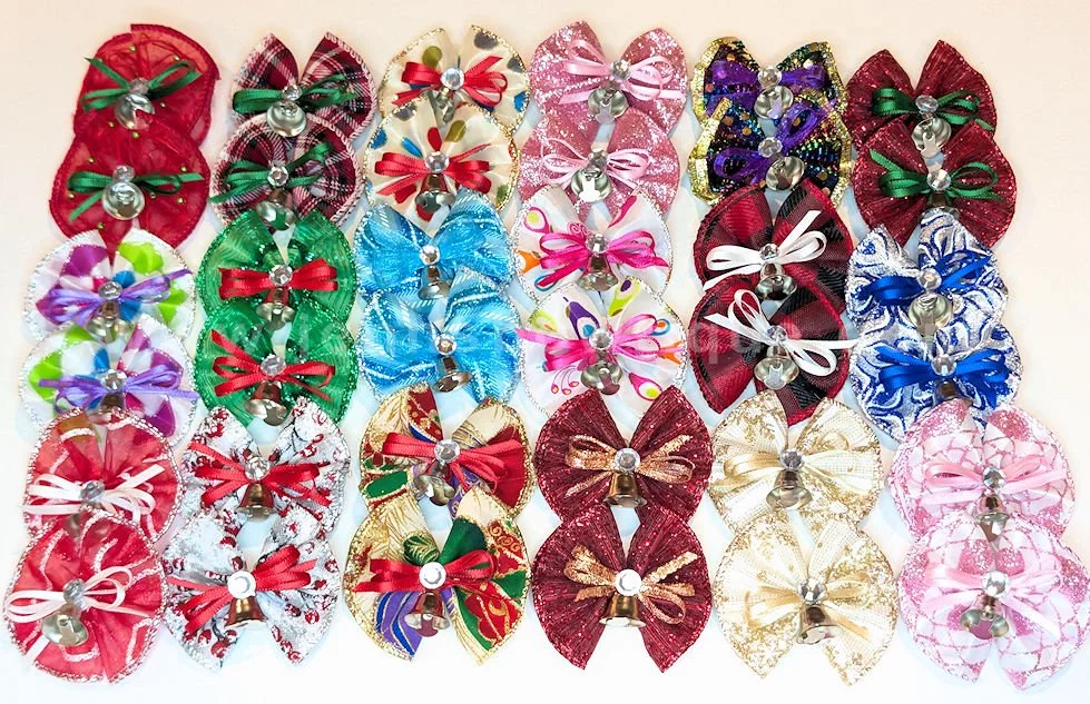Rondelle Bows Winter Holiday Mix