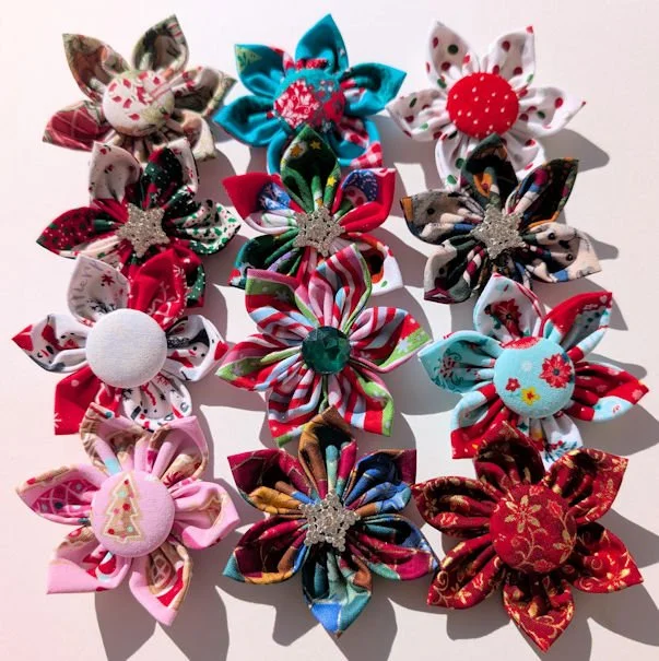 Collar Flowers Christmas Winter Assortment