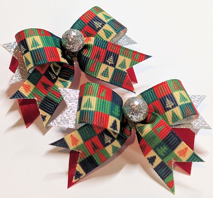Standard Pet Grooming Bows Christmas Winter Assortment