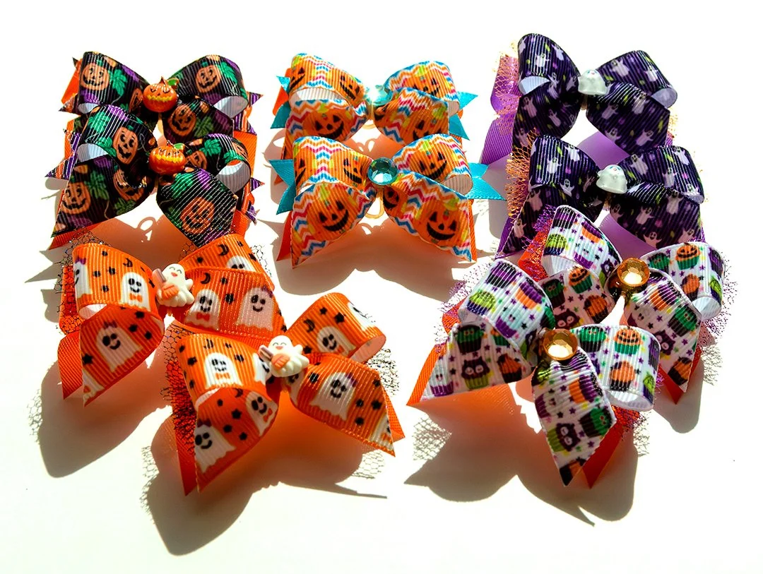 Standard Pet Grooming Bows Fall Assortment