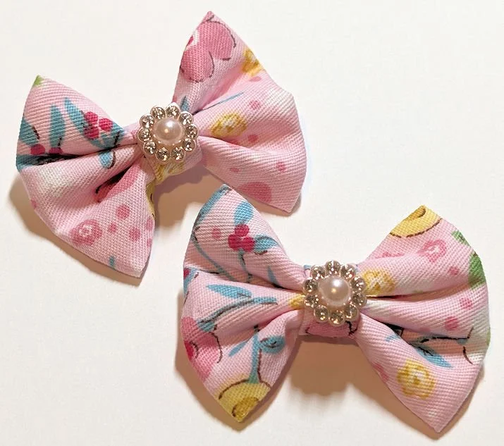Fabric Topknot or Ear Bows Everyday Assortment