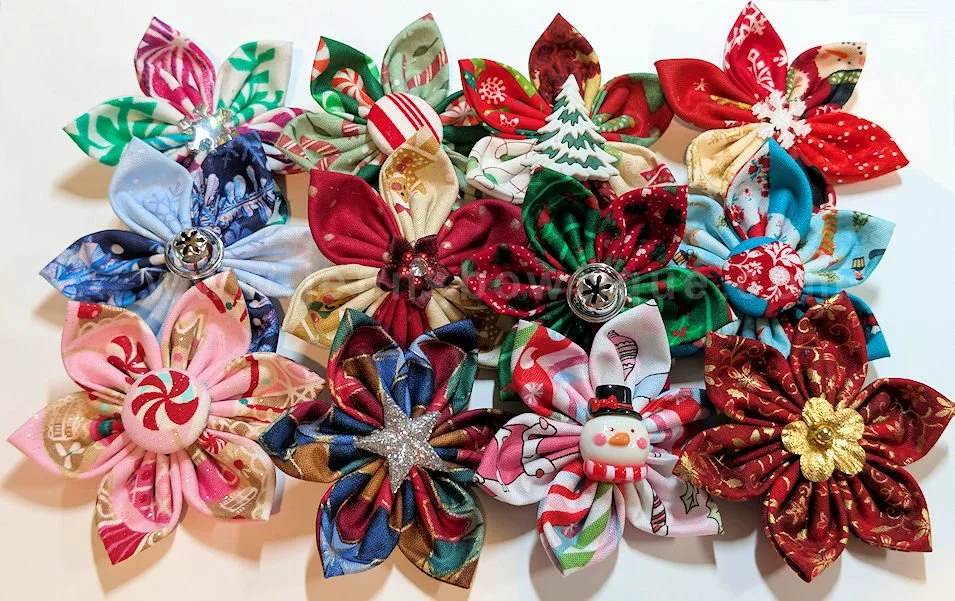 Collar Flowers Christmas Winter Assortment