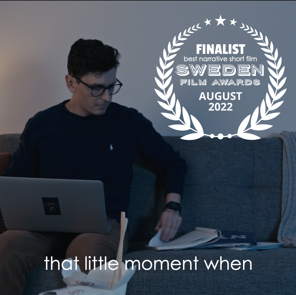 That Little Moment When becomes a Finalist at Sweden Film Awards
