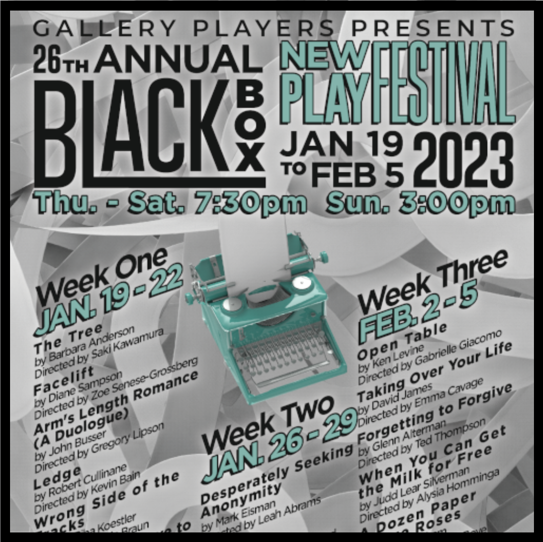 Jenna joins cast of Gallery Player’s 26th Black Box New Play Festival