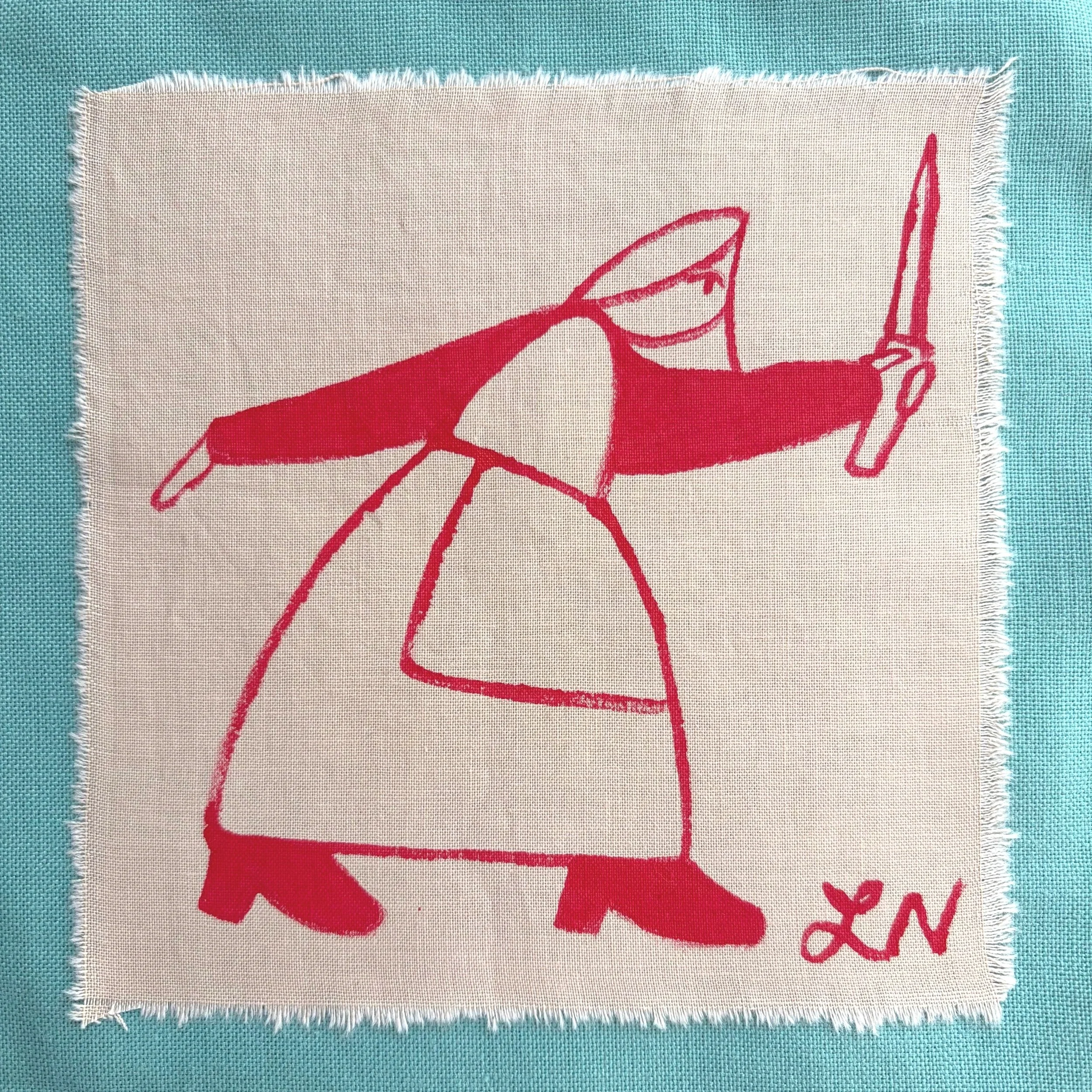 Original Hand-Painted Patch