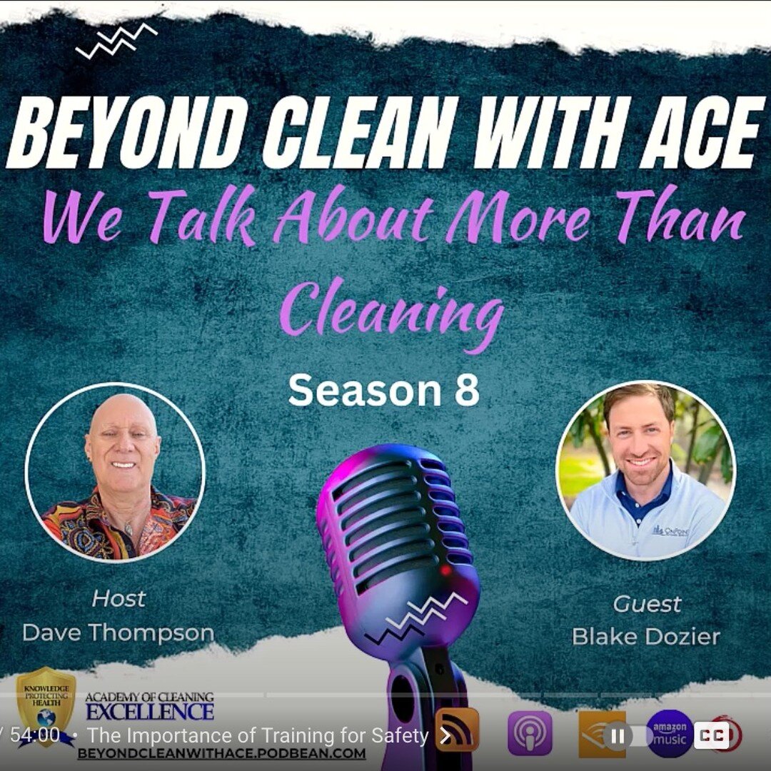 Earlier this week Blake sat down with Dave Thompson from the Academy of Cleaning Excellence on the &ldquo;Beyond Clean with ACE&rdquo; podcast. ACE provides professional development, education and certifications to facility maintenance operations aro