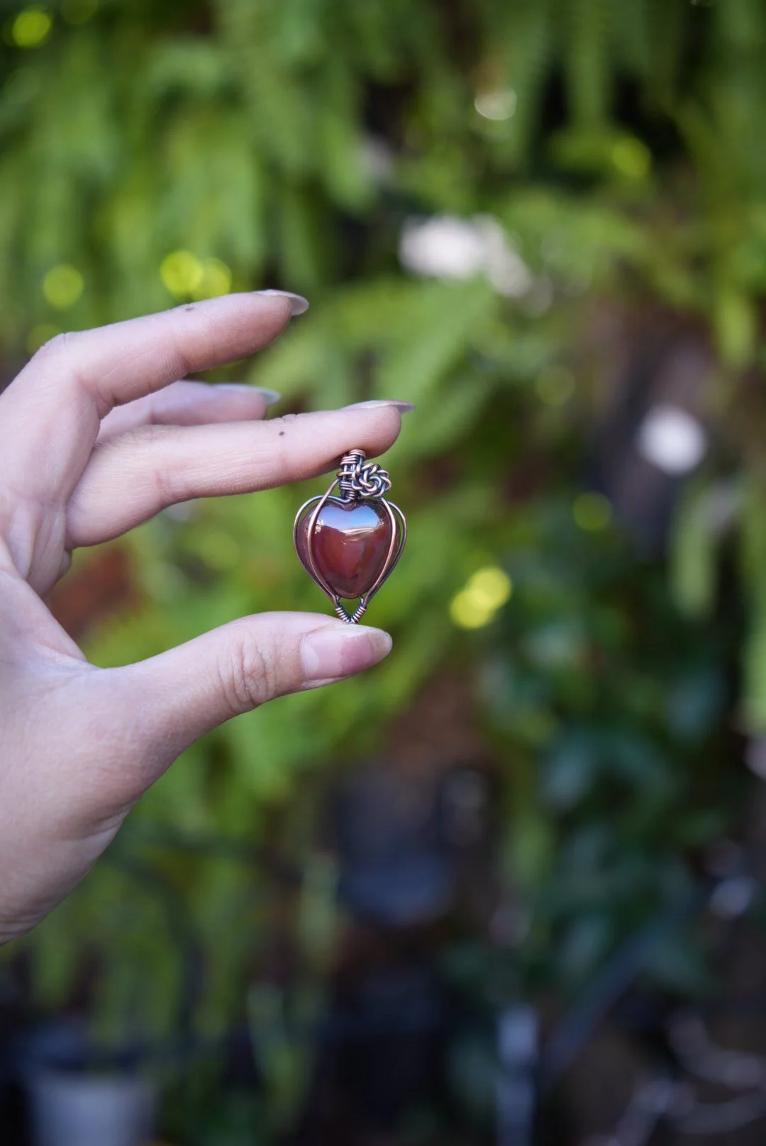 Roses are red, violets are blue Heart Pendants
