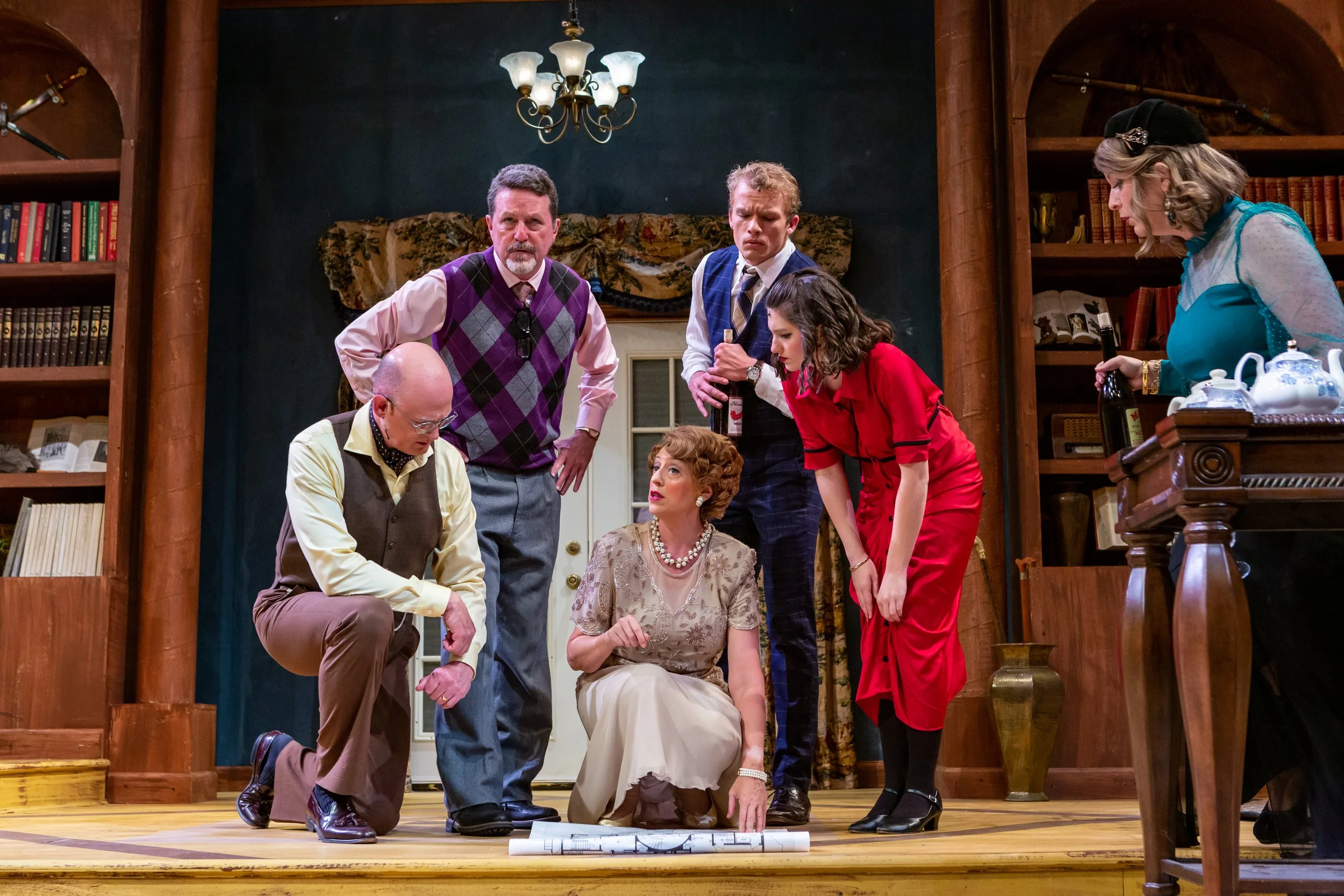 July 13, 2022. Searcy Summer Dinner Theater. The Musical Comedy Murders of 1940