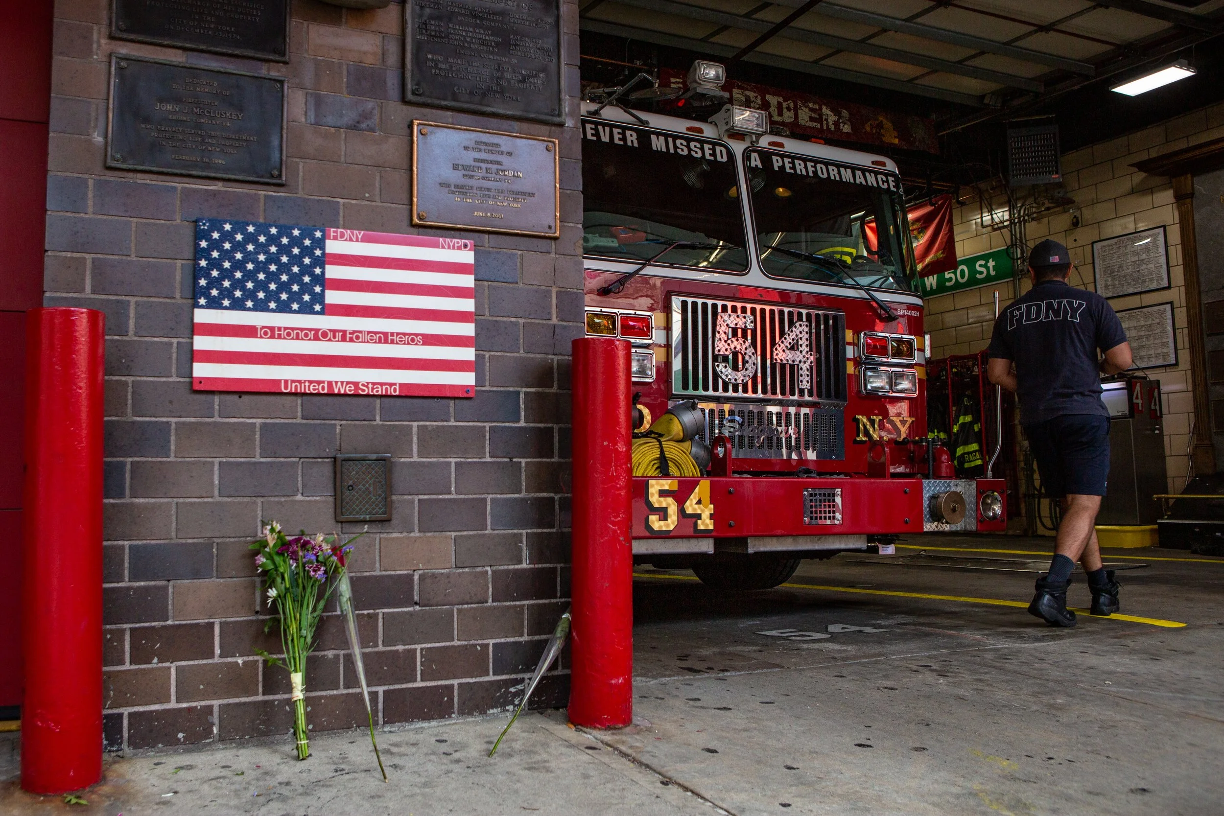 Sept. 10, 2021. FDNY Battalion 9 Engine 54. New York City
