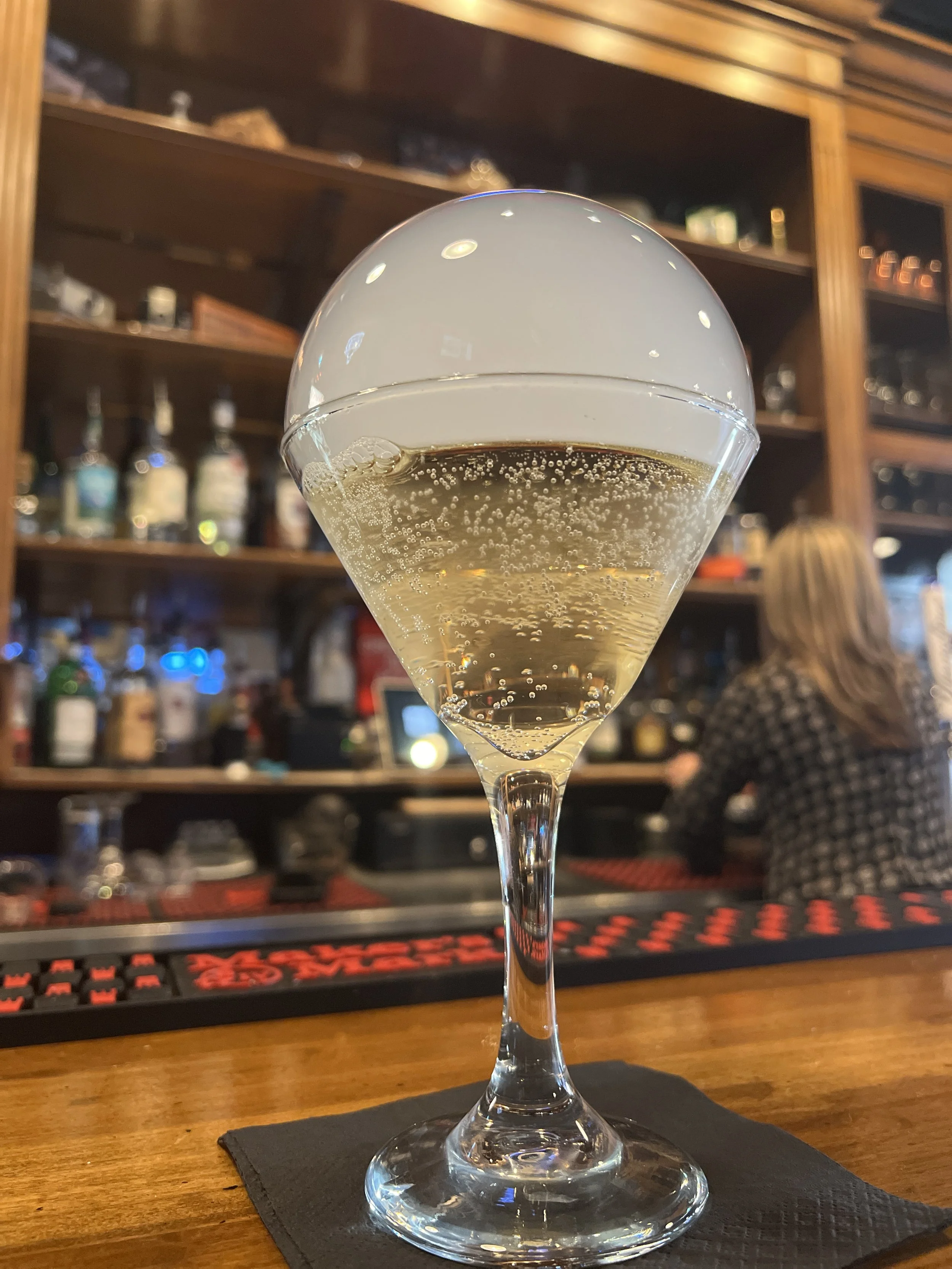 A perfectly crafted signature cocktail served at the Romero's bar, best craft cocktails in Mount Sterling.