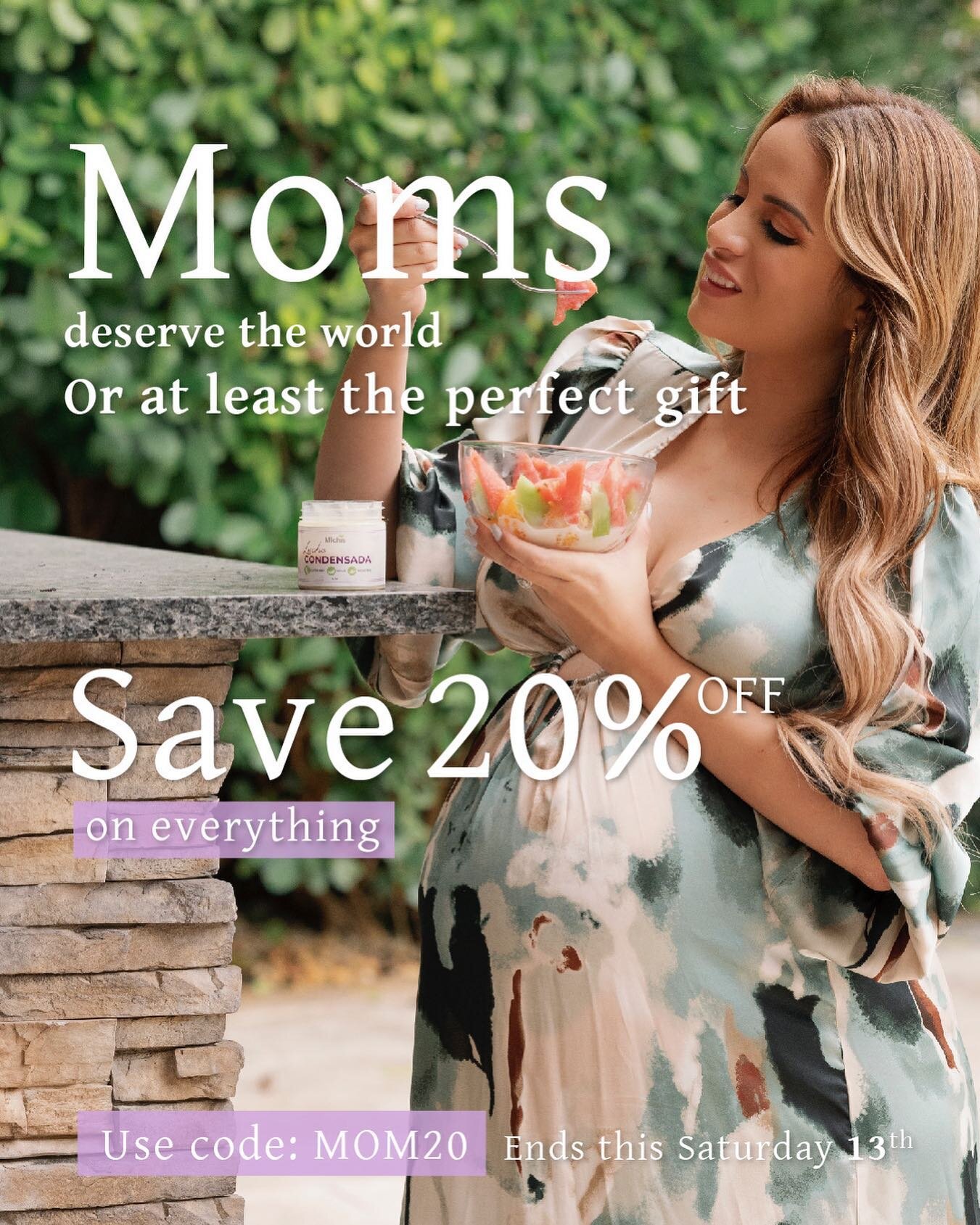 Hurry up! This ends tomorrow 🫶🏻 go shop online at michiswellness.com using the code MOM20 and save 20% OFF ON EVERYTHING. 😮🤍

#flashsale #mothersdaygift #mothersdaysale #momsday #wellnessproducts #healthylifestyle #vegan