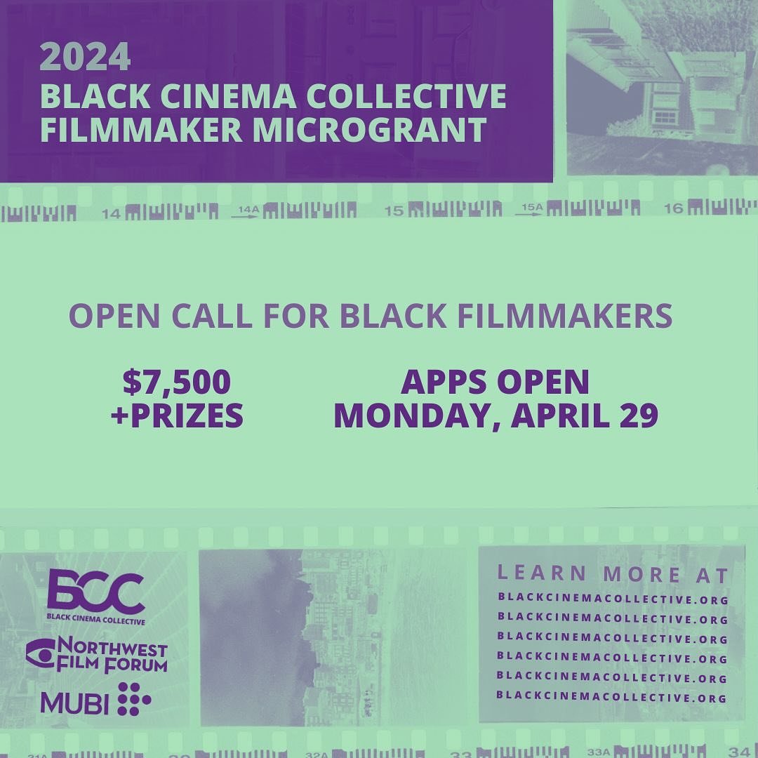 Yes, you read it right...BCC is back at it again this year, and is so excited to be launching its 💸 2024 BLACK CINEMA COLLECTIVE FILMMAKER MICROGRANT 💸!!!!&nbsp;&nbsp;
&nbsp;
✨ This juried grant will offer two (2) awardees $7500 each towards the po