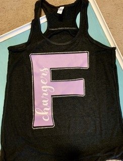 Chargers Raceback Tank