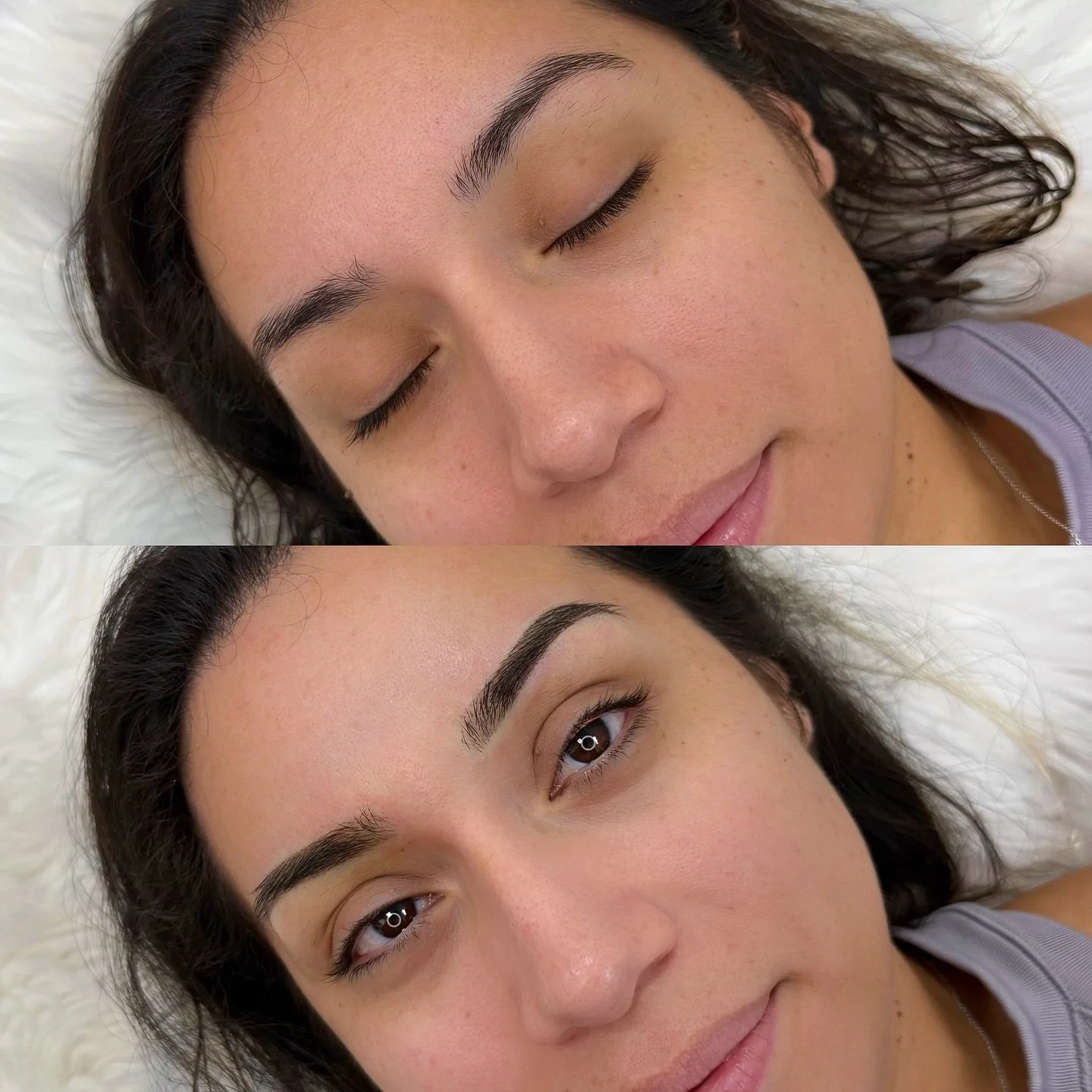 Natural brow upgrade 💫 

Ombre powder brows give you the look of full and defined brows without the daily effort. Wake up feeling flawless every day with the perfect version of your brows 

Why clients love it:
&bull; blends perfectly with your real